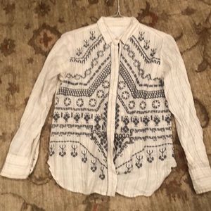 Johnny Was shirt. Size M